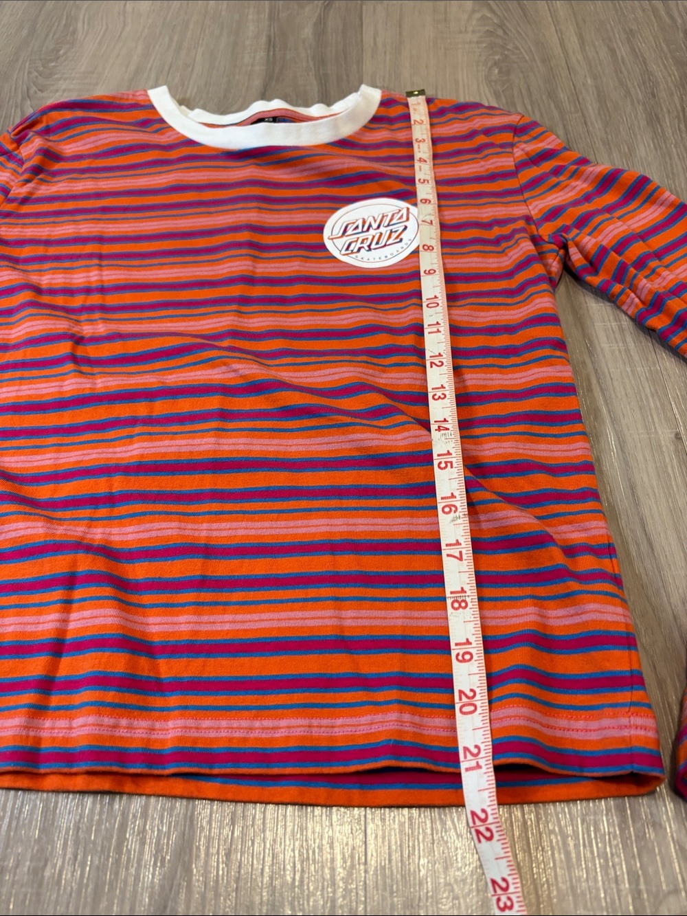 Santa Cruz Skateboards Stripe Ringed Dot Boyfriend Ringer Long sleeve tee - Picture 13 of 13